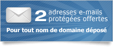 2 adresses e-mails offerte